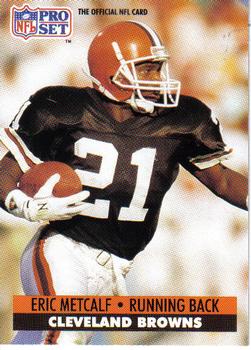 Eric Metcalf Cleveland Browns 1991 Pro set NFL #123